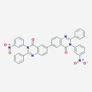 6,6'-bis[3-(3-nitrophenyl)-2-phenyl-4(3H)-quinazolinone]