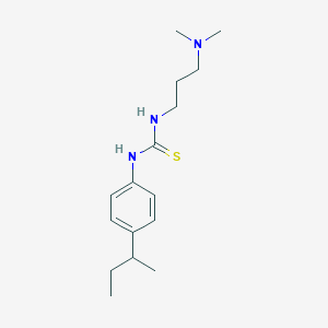 N-(4-sec-butylphenyl)-N'-[3-(dimethylamino)propyl]thiourea