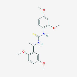 1-(2,4-Dimethoxyphenyl)-3-[1-(2,5-dimethoxyphenyl)ethyl]thiourea