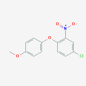 B041263 4-Chloro-1-(4-methoxy-phenoxy)-2-nitro-benzene CAS No. 62966-77-2