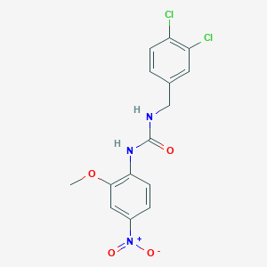 N-(3,4-dichlorobenzyl)-N'-(2-methoxy-4-nitrophenyl)urea