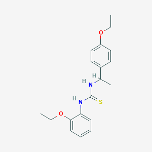 1-(2-Ethoxyphenyl)-3-[1-(4-ethoxyphenyl)ethyl]thiourea