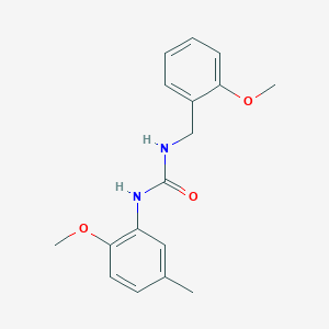 molecular formula C17H20N2O3 B4126424 N-(2-methoxybenzyl)-N'-(2-methoxy-5-methylphenyl)urea 