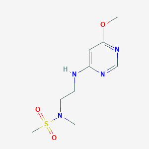 N-{2-[(6-methoxypyrimidin-4-yl)amino]ethyl}-N-methylmethanesulfonamide