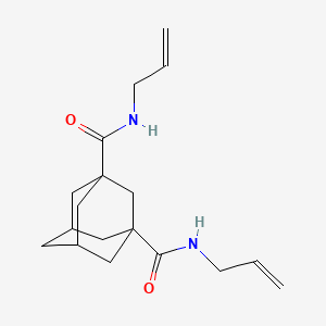 molecular formula C18H26N2O2 B4126548 N,N'-diallyl-1,3-adamantanedicarboxamide 