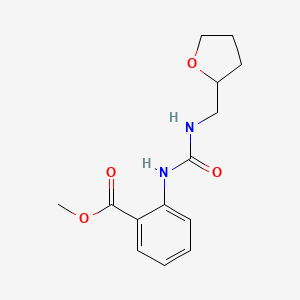 methyl 2-({[(tetrahydro-2-furanylmethyl)amino]carbonyl}amino)benzoate