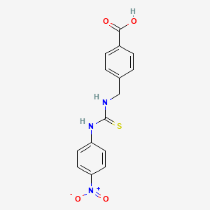 4-({[(4-NITROANILINO)CARBOTHIOYL]AMINO}METHYL)BENZOIC ACID