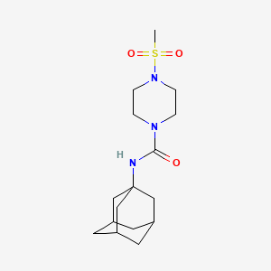 N-(ADAMANTAN-1-YL)-4-METHANESULFONYLPIPERAZINE-1-CARBOXAMIDE