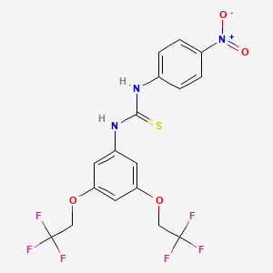 1-[3,5-Bis(2,2,2-trifluoroethoxy)phenyl]-3-(4-nitrophenyl)thiourea