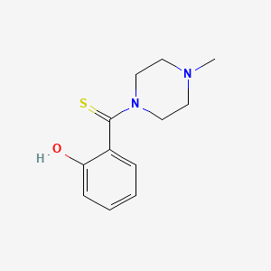 (2-Hydroxyphenyl)-(4-methylpiperazin-1-yl)methanethione