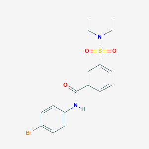 N-(4-bromophenyl)-3-[(diethylamino)sulfonyl]benzamide
