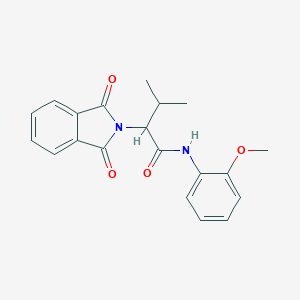 2-(1,3-dioxo-1,3-dihydro-2H-isoindol-2-yl)-N-(2-methoxyphenyl)-3-methylbutanamide