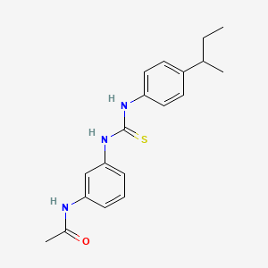 N-[3-({[4-(butan-2-yl)phenyl]carbamothioyl}amino)phenyl]acetamide