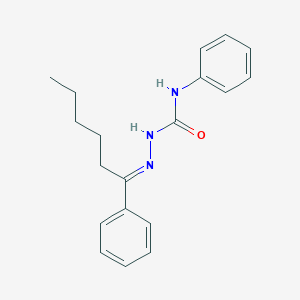 (2E)-N-phenyl-2-(1-phenylhexylidene)hydrazinecarboxamide