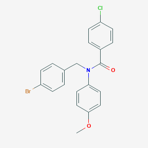N~1~-(4-bromobenzyl)-4-chloro-N~1~-(4-methoxyphenyl)benzamide