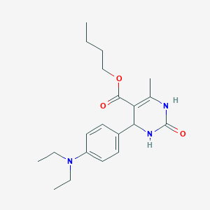 Butyl 4-[4-(diethylamino)phenyl]-6-methyl-2-oxo-1,2,3,4-tetrahydropyrimidine-5-carboxylate