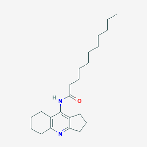 molecular formula C23H36N2O B412706 N-(2,3,5,6,7,8-hexahydro-1H-cyclopenta[b]quinolin-9-yl)undecanamide 