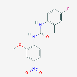 1-(4-Fluoro-2-methylphenyl)-3-(2-methoxy-4-nitrophenyl)urea