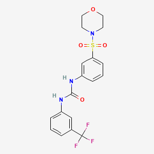 N-[3-(MORPHOLINOSULFONYL)PHENYL]-N'-[3-(TRIFLUOROMETHYL)PHENYL]UREA