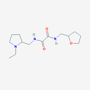 N-[(1-ethyl-2-pyrrolidinyl)methyl]-N'-(tetrahydro-2-furanylmethyl)ethanediamide