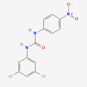 molecular formula C13H9Cl2N3O3 B4127261 1-(3,5-Dichlorophenyl)-3-(4-nitrophenyl)urea 