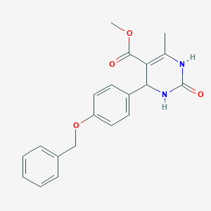 Methyl 6-[4-(benzyloxy)phenyl]-2-hydroxy-4-methyl-1,6-dihydropyrimidine-5-carboxylate
