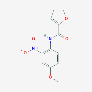 molecular formula C12H10N2O5 B412729 N-(4-methoxy-2-nitrophenyl)furan-2-carboxamide 