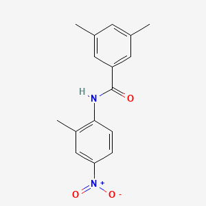 3,5-dimethyl-N-(2-methyl-4-nitrophenyl)benzamide