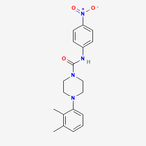 4-(2,3-dimethylphenyl)-N-(4-nitrophenyl)-1-piperazinecarboxamide