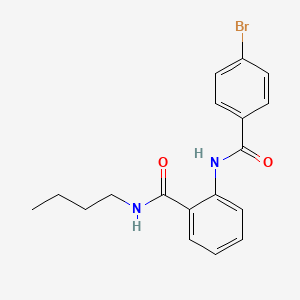 2-[(4-bromobenzoyl)amino]-N-butylbenzamide