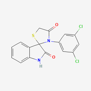 3'-(3,5-dichlorophenyl)-4'H-spiro[indole-3,2'-[1,3]thiazolidine]-2,4'(1H)-dione