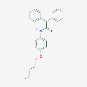 N-[4-(pentyloxy)phenyl]-2,2-diphenylacetamide