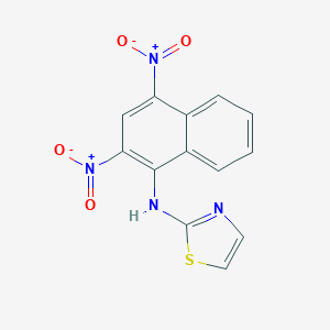 2-({2,4-Bisnitronaphthalen-1-yl}amino)-1,3-thiazole