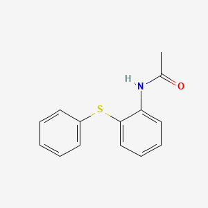 molecular formula C14H13NOS B4127709 N-[2-(phenylthio)phenyl]acetamide 