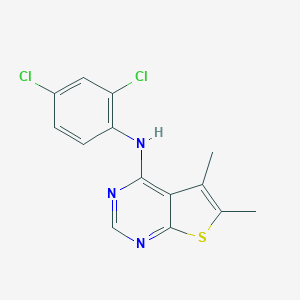N-(2,4-Dichlorophenyl)-5,6-dimethylthieno[2,3-d]pyrimidin-4-amine