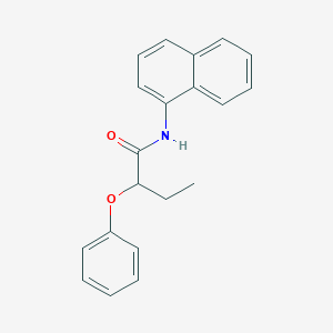 molecular formula C20H19NO2 B412788 N-(1-naphthyl)-2-phenoxybutanamide 