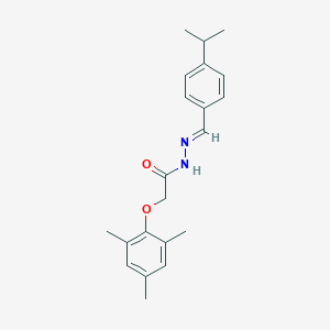 molecular formula C21H26N2O2 B412790 N'-(4-isopropylbenzylidene)-2-(mesityloxy)acetohydrazide 