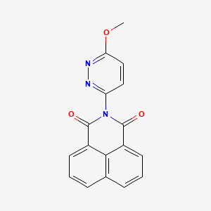 molecular formula C17H11N3O3 B4127982 2-(6-methoxy-3-pyridazinyl)-1H-benzo[de]isoquinoline-1,3(2H)-dione 