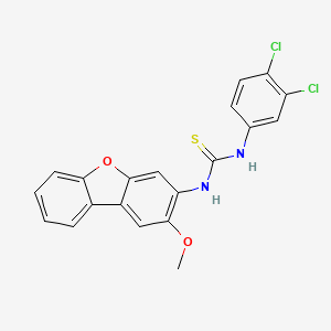 N-(3,4-dichlorophenyl)-N'-(2-methoxydibenzo[b,d]furan-3-yl)thiourea