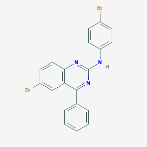 6-bromo-N-(4-bromophenyl)-4-phenylquinazolin-2-amine