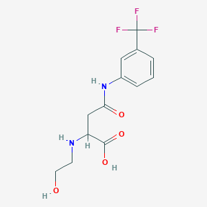 N~2~-(2-hydroxyethyl)-N~4~-[3-(trifluoromethyl)phenyl]asparagine