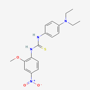 N-[4-(diethylamino)phenyl]-N'-(2-methoxy-4-nitrophenyl)thiourea