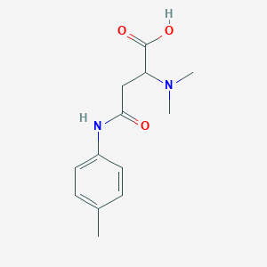 molecular formula C13H18N2O3 B4128314 N~2~,N~2~-dimethyl-N~4~-(4-methylphenyl)asparagine 