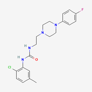 N-(2-chloro-5-methylphenyl)-N'-{2-[4-(4-fluorophenyl)-1-piperazinyl]ethyl}urea