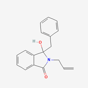 molecular formula C18H17NO2 B4128492 2-allyl-3-benzyl-3-hydroxy-1-isoindolinone 