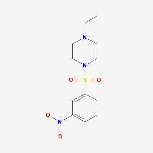 1-ethyl-4-[(4-methyl-3-nitrophenyl)sulfonyl]piperazine