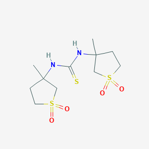 1,3-Bis(3-methyl-1,1-dioxothiolan-3-yl)thiourea