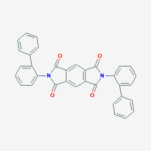 molecular formula C34H20N2O4 B412865 2,6-Di[1,1'-biphenyl]-2-ylpyrrolo[3,4-f]isoindole-1,3,5,7(2H,6H)-tetrone CAS No. 31664-78-5