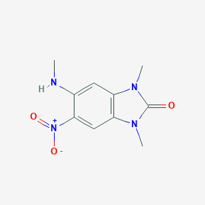 1,3-dimethyl-5-(methylamino)-6-nitro-1,3-dihydro-2H-benzimidazol-2-one