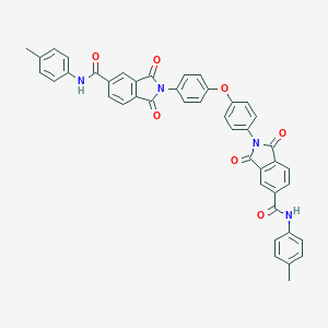 2-(4-{4-[1,3-dioxo-5-(4-toluidinocarbonyl)-1,3-dihydro-2H-isoindol-2-yl]phenoxy}phenyl)-N-(4-methylphenyl)-1,3-dioxo-5-isoindolinecarboxamide